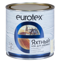 Лак яхтный полуматовый EUROTEX 0,75л купить в Новосибирске